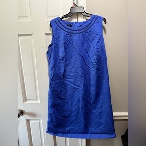 Talbots Cobalt Blue Sleeveless Mini Dress